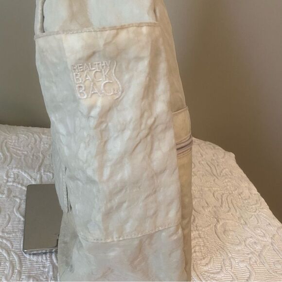 Ameribag Healthy Backpack Crossbody Sling Bag Tan Nylon Size Large Unisex - Picture 4 of 7